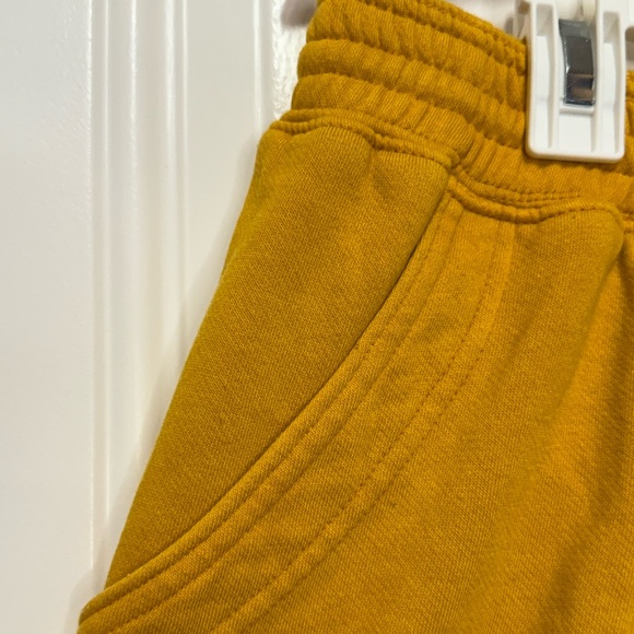 Daily Practice by Anthropologie Yellow Seamed Lounge Shorts Comfy Cozy Size XL - Picture 7 of 10